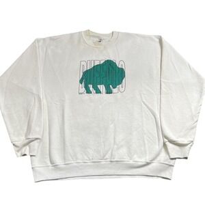 Vintage Buffalo‎ New York Destination Crewneck Sweatshirt Tourist Souvenir XL